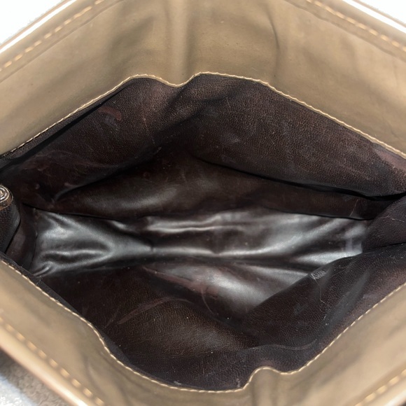 Mario Valentino Monogram Brown Clutch - Picture 8 of 11